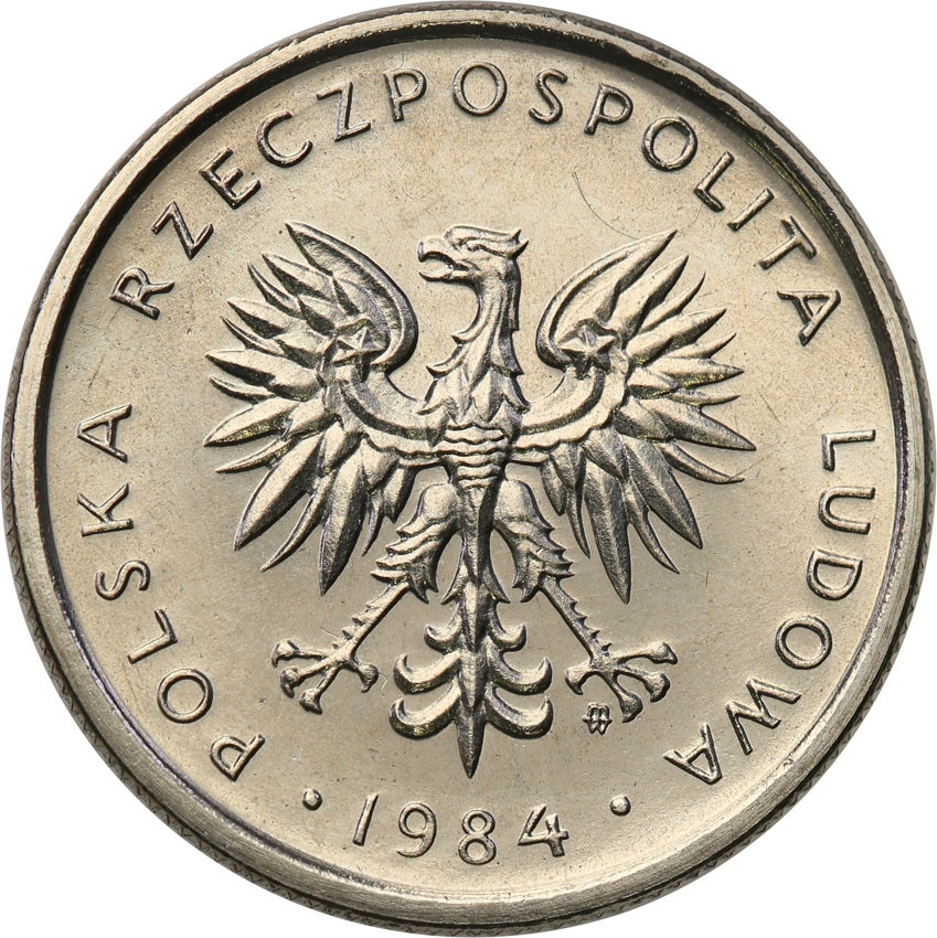 PRL. PRÓBA Nikiel 10 złotych 1984 nominał